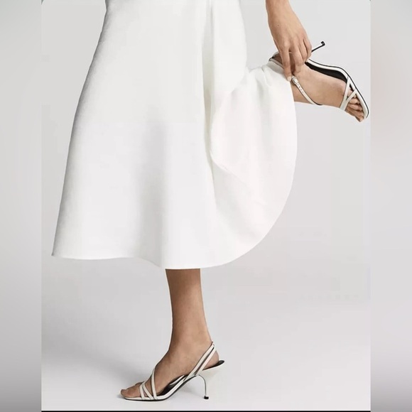 Reiss Bali Heeled Strappy Stiletto Sandals in Off White Size 40, US 9.5 - Picture 2 of 12
